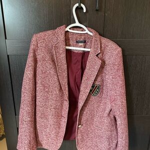 Tommy Hilfiger Burgundy Blazer
